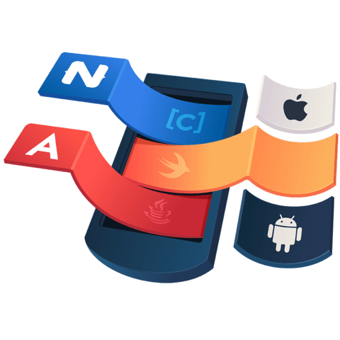 illustration for Use Objective C, Swift and Java api’s in NativeScript for Angular iOS and Android apps 