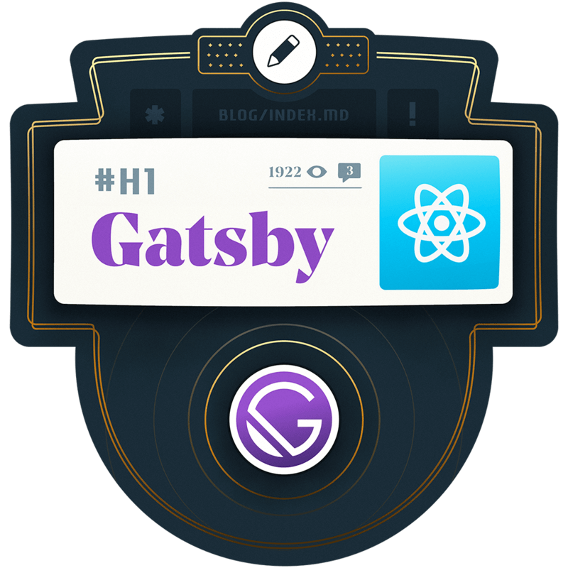 illustration for Build a Blog with React and Markdown using Gatsby